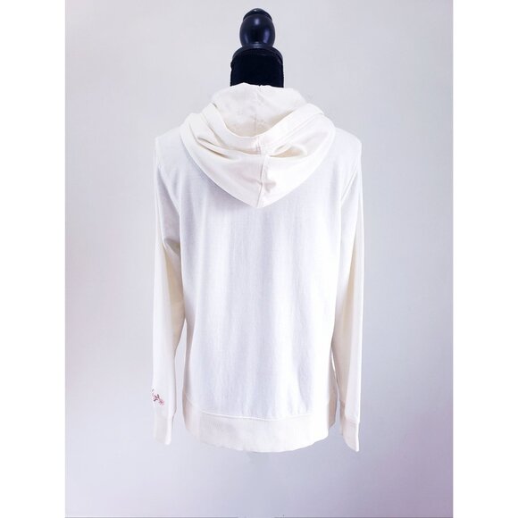 Teenie Weenie Bear Embroidered Pullover Hooded Lace Sweater Classic Women's Sz M - Picture 3 of 9